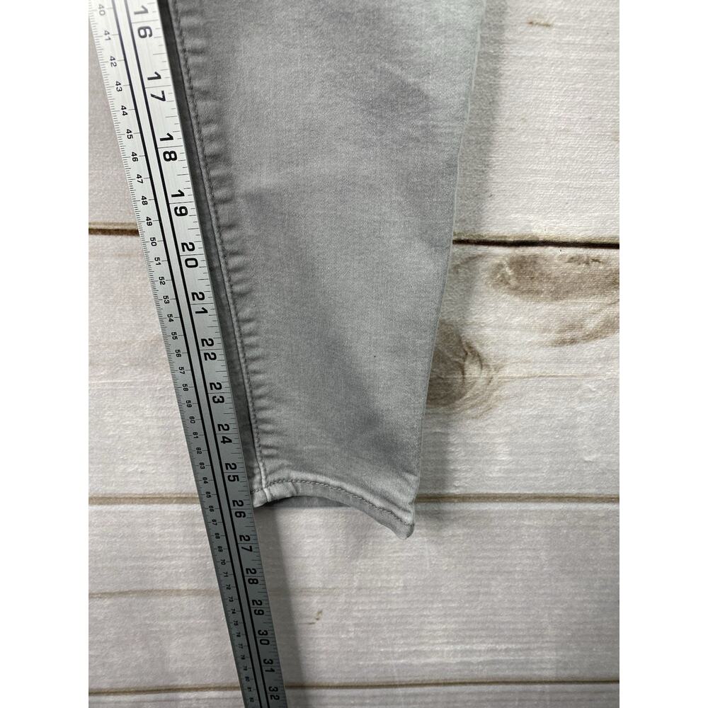 Denizen From Levi's Jeans Sz 10 W 30 High Rise Zip Ankle Skinny Gray Stretch - Picture 8 of 12